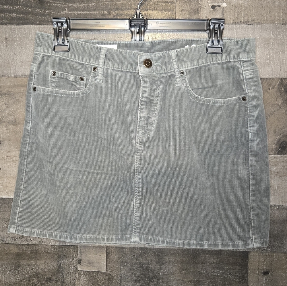 gap corduroy mini skirt